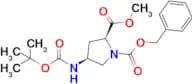 (2S,4S)-4-(BOC-AMINO)-1-CBZ-PROLINE METHYL ESTER