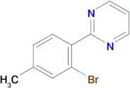 2-(2-BROMO-4-METHYLPHENYL)PYRIMIDINE