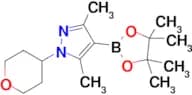 3,5-DIMETHYL-1-(TETRAHYDRO-2H-PYRAN-4-YL)-4-(4,4,5,5-TETRAMETHYL-1,3,2-DIOXABOROLAN-2-YL)-1H-PYRAZ…