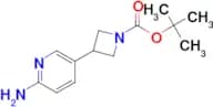 TERT-BUTYL 3-(6-AMINOPYRIDIN-3-YL)AZETIDINE-1-CARBOXYLATE