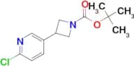 TERT-BUTYL 3-(6-CHLOROPYRIDIN-3-YL)AZETIDINE-1-CARBOXYLATE