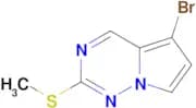 5-BROMO-2-(METHYLSULFANYL)PYRROLO[2,1- F][1,2,4]TRIAZINE
