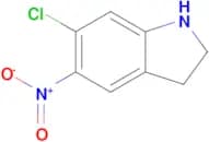 6-CHLORO-5-NITRO-2,3-DIHYDRO-1H-INDOLE