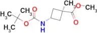 METHYL REL-(1R,3S)-3-{[(TERT-BUTOXY)CARBONYL]AMINO-1-METHYLCYCLOBUTANE-1-CARBOXYLATE