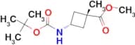 METHYL REL-(1S,3R)-3-{[(TERT-BUTOXY)CARBONYL]AMINO-1-METHYLCYCLOBUTANE-1-CARBOXYLATE