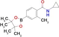 (4-(CYCLOPROPYLCARBAMOYL)-3-METHYLPHENYL)BORONIC ACID PINACOL ESTER