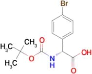 (2R)-2-[(TERT-BUTOXY)CARBONYLAMINO]-2-(4-BROMOPHENYL)ACETIC ACID