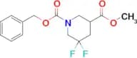 1-BENZYL 3-METHYL 5,5-DIFLUOROPIPERIDINE-1,3-DICARBOXYLATE