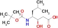 (3R,4S)-3-HYDROXY-6-METHYL-4-[(2-METHYLPROPAN-2-YL)OXYCARBONYLAMINO]HEPTANOIC ACID