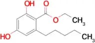 BENZOIC ACID, 2,4-DIHYDROXY-6-PENTYL-, ETHYL ESTER