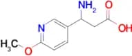 3-AMINO-3-(6-METHOXY-PYRIDIN-3-YL)-PROPIONIC ACID
