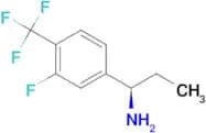 (R)-1-(3-FLUORO-4-(TRIFLUOROMETHYL)PHENYL)PROPAN-1-AMINE