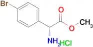 METHYL (2R)-2-AMINO-2-(4-BROMOPHENYL)ACETATE HCL