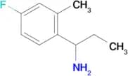 1-(4-FLUORO-2-METHYLPHENYL)PROPAN-1-AMINE