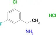 1-(3-CHLORO-5-FLUOROPHENYL)ETHANAMINE-HCL
