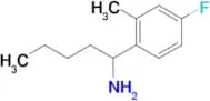 1-(4-FLUORO-2-METHYLPHENYL)PENTAN-1-AMINE