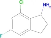 7-CHLORO-5-FLUORO-2,3-DIHYDRO-1H-INDEN-1-AMINE