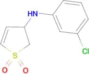 3-[(3-Chlorophenyl)amino]-2,3-dihydro-1-thiophene-1,1-dione