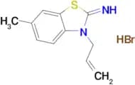 3-allyl-6-methylbenzo[d]thiazol-2(3H)-imine hydrobromide