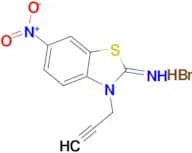 6-nitro-3-(prop-2-yn-1-yl)benzo[d]thiazol-2(3H)-imine hydrobromide