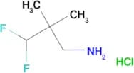 3,3-difluoro-2,2-dimethylpropan-1-amine hydrochloride