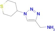 (1-(tetrahydro-2H-thiopyran-4-yl)-1H-1,2,3-triazol-4-yl)methanamine