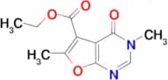 ethyl 3,6-dimethyl-4-oxo-3H,4H-furo[2,3-d]pyrimidine-5-carboxylate
