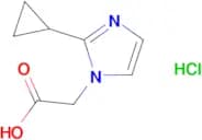 2-(2-cyclopropyl-1H-imidazol-1-yl)acetic acid hydrochloride