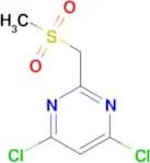 4,6-dichloro-2-(methanesulfonylmethyl)pyrimidine