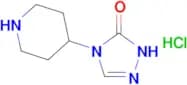 4-(piperidin-4-yl)-4,5-dihydro-1H-1,2,4-triazol-5-one hydrochloride