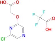 2-[(6-chloropyrazin-2-yl)oxy]acetic acid; trifluoroacetic acid