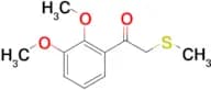 1-(2,3-dimethoxyphenyl)-2-(methylsulfanyl)ethan-1-one