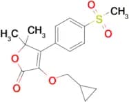 3-(Cyclopropylmethoxy)-5,5-dimethyl-4-(4-(methylsulfonyl)phenyl)furan-2(5H)-one