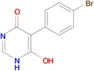 5-(4-Bromophenyl)-6-hydroxypyrimidin-4(1H)-one
