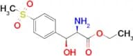 (2R,3S)-Ethyl 2-amino-3-hydroxy-3-(4-(methylsulfonyl)phenyl)propanoate