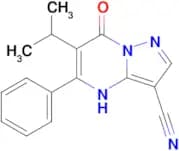 6-Isopropyl-7-oxo-5-phenyl-4,7-dihydropyrazolo[1,5-a]pyrimidine-3-carbonitrile