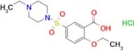 2-Ethoxy-5-((4-ethylpiperazin-1-yl)sulfonyl)benzoic acid hydrochloride