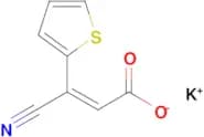 Potassium (Z)-3-cyano-3-(thiophen-2-yl)acrylate