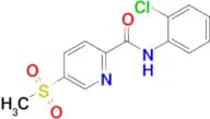 N-(2-Chlorophenyl)-5-(methylsulfonyl)picolinamide