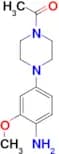 1-[4-(4-amino-3-methoxyphenyl)piperazin-1-yl]ethan-1-one