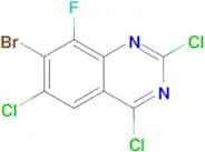 7-bromo-2,4,6-trichloro-8-fluoroquinazoline