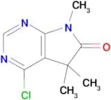 4-chloro-5,5,7-trimethyl-5H,6H,7H-pyrrolo[2,3-d]pyrimidin-6-one