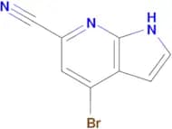 4-bromo-1H-pyrrolo[2,3-b]pyridine-6-carbonitrile