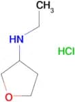 N-ethyloxolan-3-amine hydrochloride