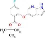 Tert-butyl 4-fluoro-2-{1H-pyrrolo[2,3-b]pyridin-5-yloxy}benzoate