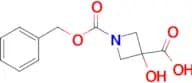 1-[(benzyloxy)carbonyl]-3-hydroxyazetidine-3-carboxylic acid