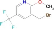 3-(bromomethyl)-2-methoxy-5-(trifluoromethyl)pyridine
