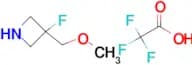 3-fluoro-3-(methoxymethyl)azetidine; trifluoroacetic acid