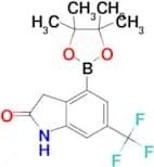 4-(4,4,5,5-tetramethyl-1,3,2-dioxaborolan-2-yl)-6-(trifluoromethyl)-2,3-dihydro-1H-indol-2-one