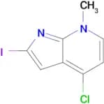 4-chloro-2-iodo-7-methyl-7h-pyrrolo[2,3-b]pyridine